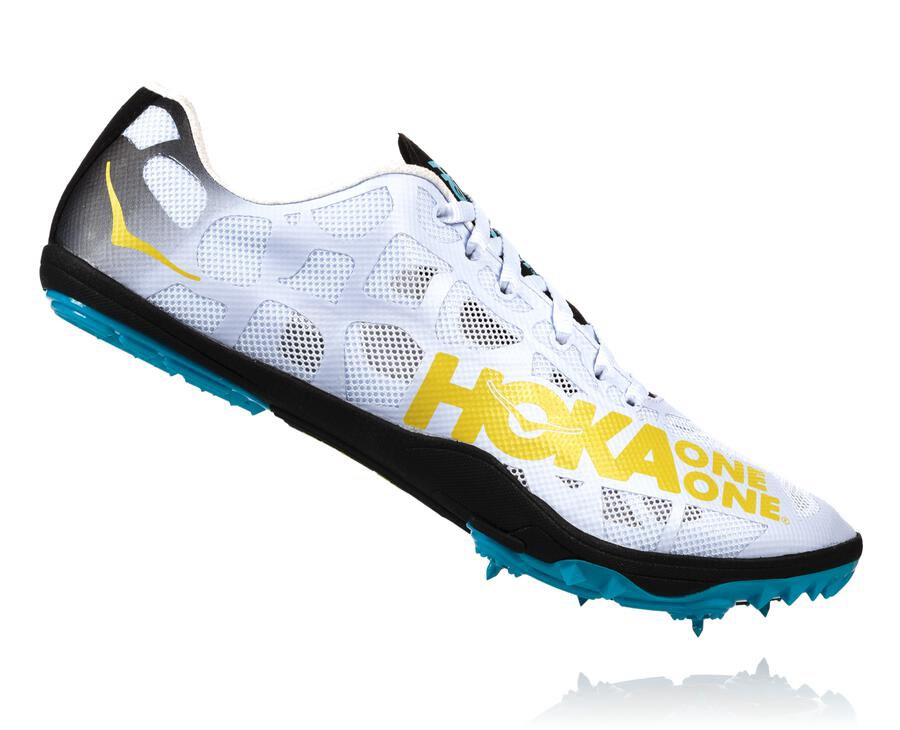 Hoka One One Çivili Koşu Ayakkabısı Erkek Beyaz - Rocket X - TO2675094